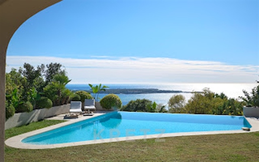 Moderne villa avec vue mer panoramique Cannes la Californie