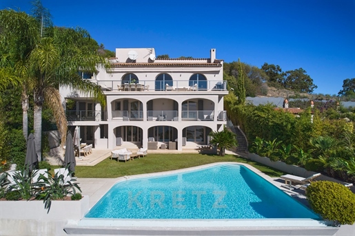 Modern villa with panoramic sea view Cannes la Californie