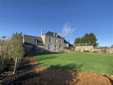 Manor house with adjoining gite business and 43 acres of land