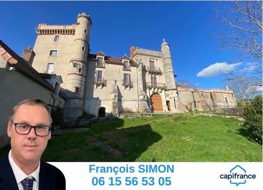Dpt Saône et Loire (71)à vendre Jambles château 11 pièces de 350 m² - Terrain de 4 123 m²