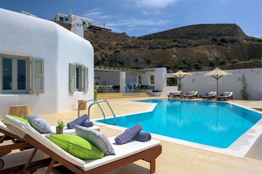 Villa Mariposa in Ftelia Mykonos with Sea views and exceptional outdoor areas
