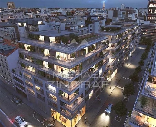 Te koop - Nieuwbouwproject - 1 slaapkamer appartement - Boulogne-Billancourt (92)