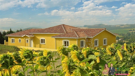 Ayguesvives, schöne 8-Zimmer-Villa von 382m2, Blick auf die Pyrenäen