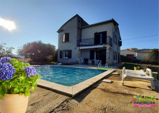 House 123m² on 1015m² of land with swimming pool
