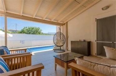 Luxury villa for sale, 340 sq m, just outside Rethymnon in one of the most beautiful tourist areas.