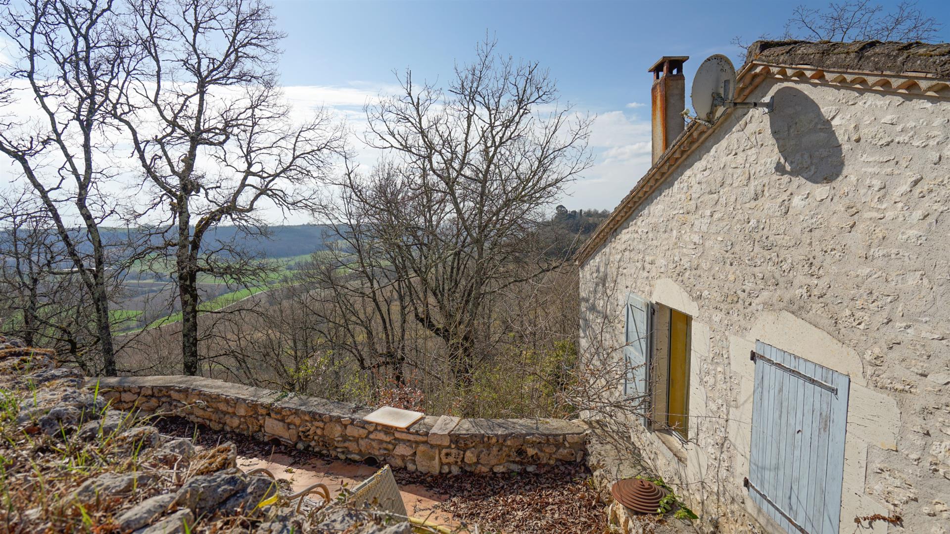 Atypical architect-designed house on the edge of the forest Swimming pool, terraces and outbuilding