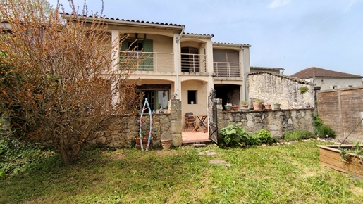 Charming stone village house 162 m2 with fenced garden and garage