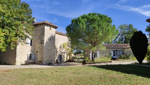 Magnificent manor house with swimming pool and outbuildings for tourist activity and 2.5 ha of land