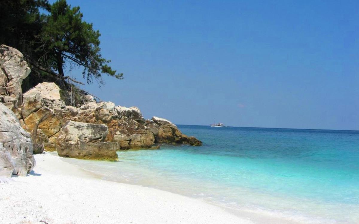 Traditional stone cottage on Thassos Island