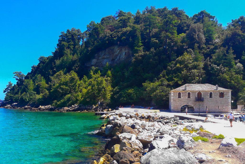 Traditional stone cottage on Thassos Island