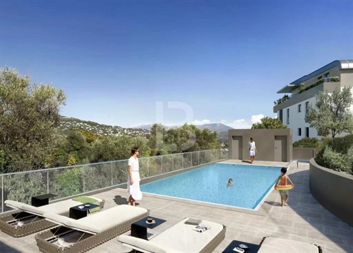 Nice Rimiez, 2 bedroom apartment on garden level, terrace and pool