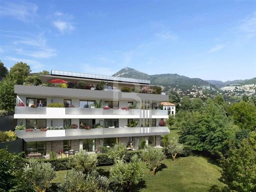 Nice Rimiez, 2 bedroom apartment on garden level, terrace and pool