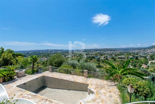 Saint-Paul-De-Vence, Villa à moderniser avec piscine et vue panoramique