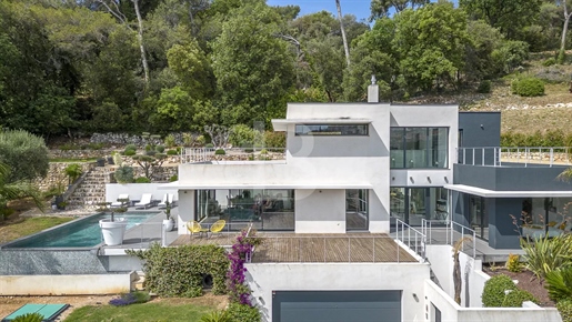 Zeitgenössische Villa zum Verkauf in Biot mit Meerblick