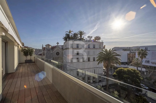 Penthouse mit Meerblick zum Verkauf in Cannes