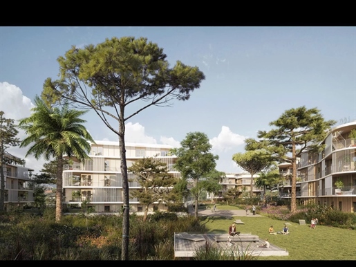 Charmant appartement met 2 slaapkamers op tuinniveau in Antibes