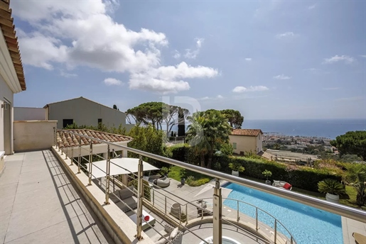 Modern villa with panoramic sea view Golfe Juan