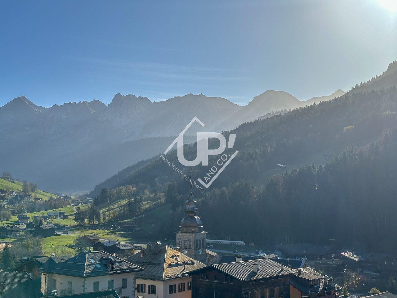 Plein centre avec vue sur la chaîne des Aravis