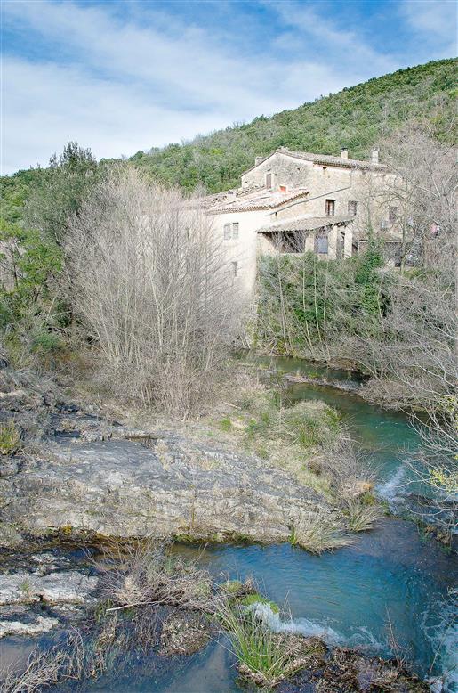 Alte Mühle der Cevennen soll auf einem Grundstück von 2,15 ha restauriert werden