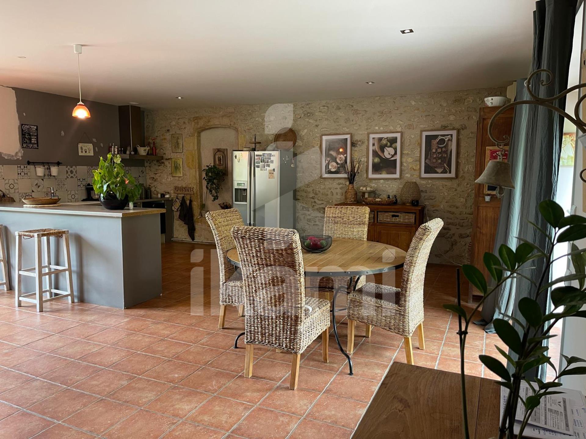 Charming 6-room house, 220 m2 on 1600 m2 land with river