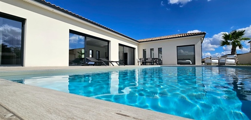 Maison contemporaine 142 m2 habitables avec piscine