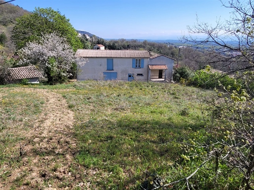 House 120M2 (potential for 270 m2) with 1.5 hectares of land in La Voulte Sur Rhône (07800).