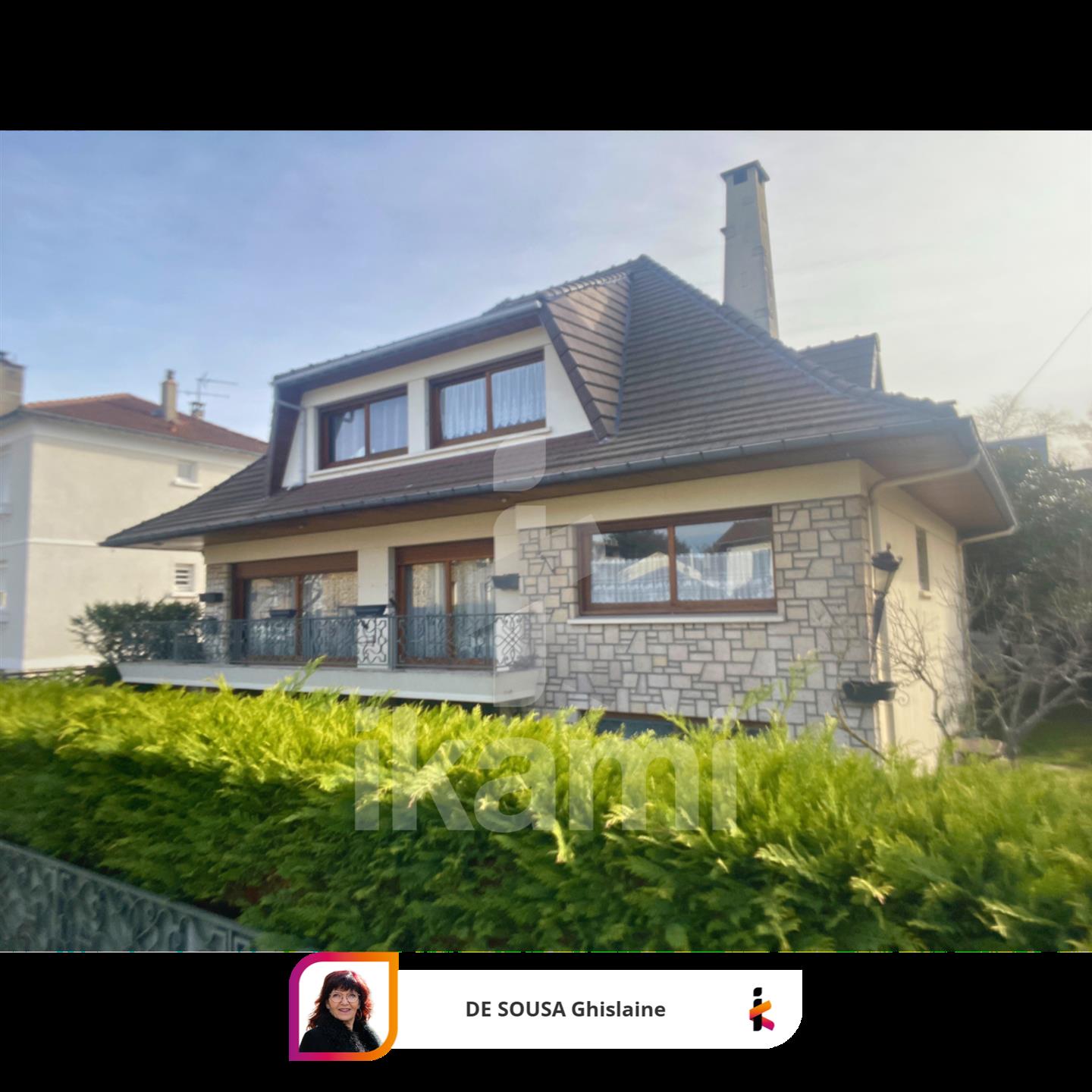 Maison 9 pièces - 233 m2 sur 2 niveaux avec sous-sol total en rez de jardin