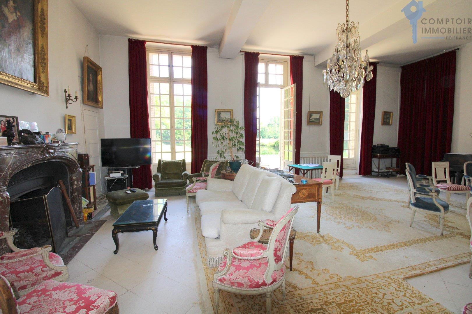 Dpt Eure (27) for sale 17th and 18th century castle and its many outbuildings