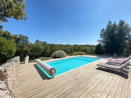 Sud ardèche, magnifique villa contemporaine avec piscine