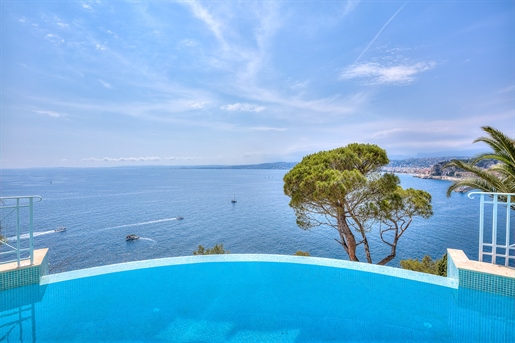 Cap de Nice - Exceptionnelle villa 320m2, piscine et vue panoramique