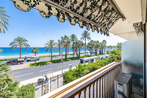 Nizza - Promenade des Anglais - 3 Zimmer Meerblick zum Renovieren mit Außenbereich und Aufzug