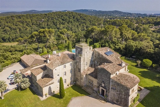Valbonne : A Chateau with Sea Views for sale