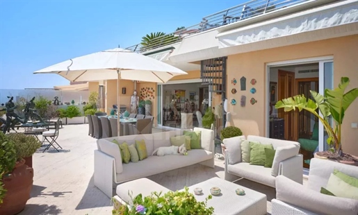Roquebrune Cap Martin - Herrliche 4-Zimmer-Wohnung mit großer Terrasse und zusätzlichem Dach