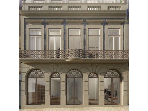 Studio flat with mezzanine, balcony and terrace, Porto