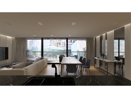 Appartement de luxe de 2 chambres avec balcon dans le centre de Porto