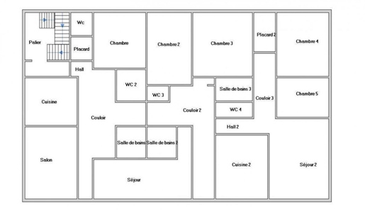 Anwesen aufgeteilt in mehrere Wohnungen