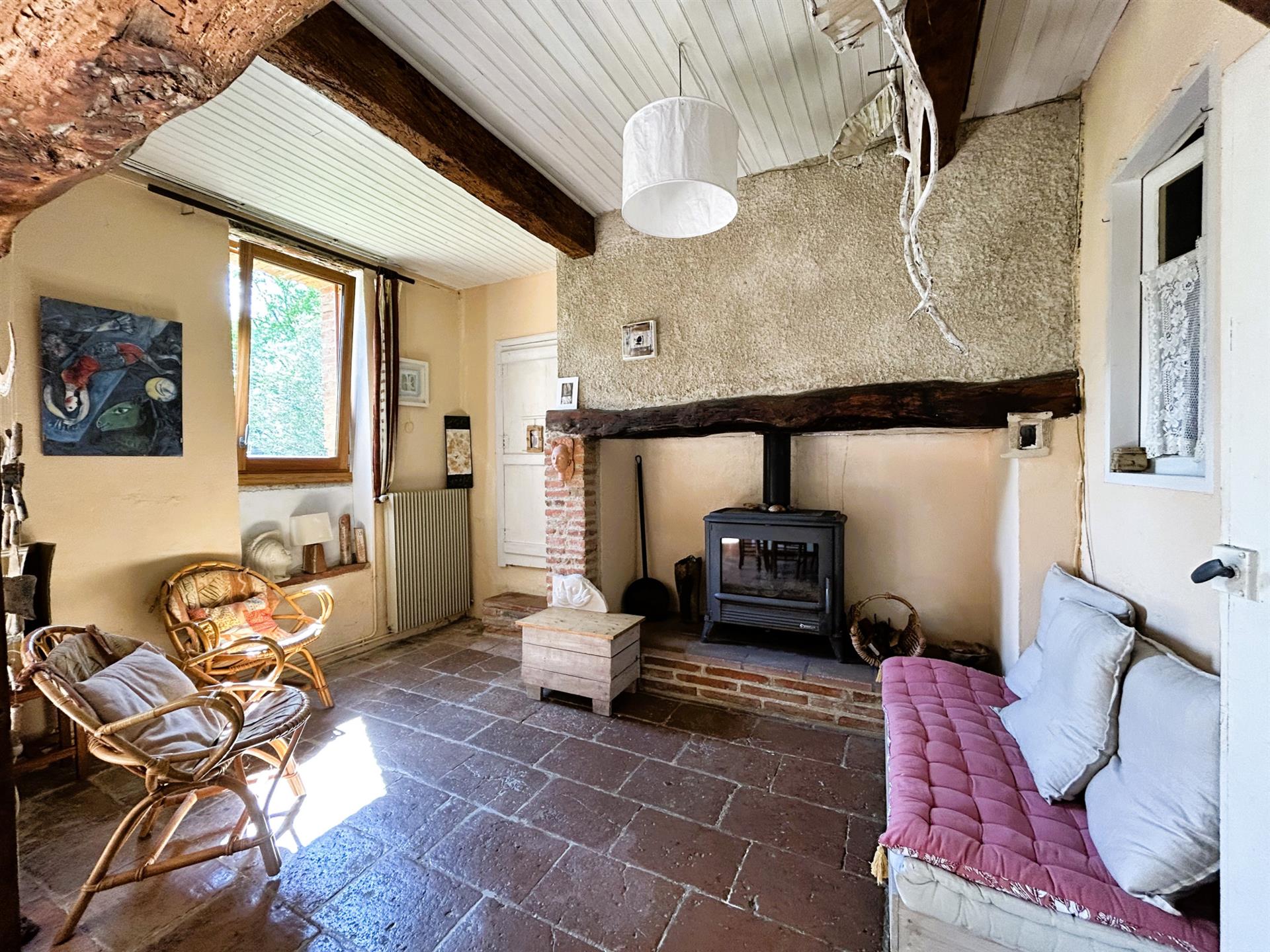 Altes Bauernhaus - 2 Wohnungen - Werkstatt - 3909m2 Grundstück - Blick auf die Pyrenäen - in der Nä