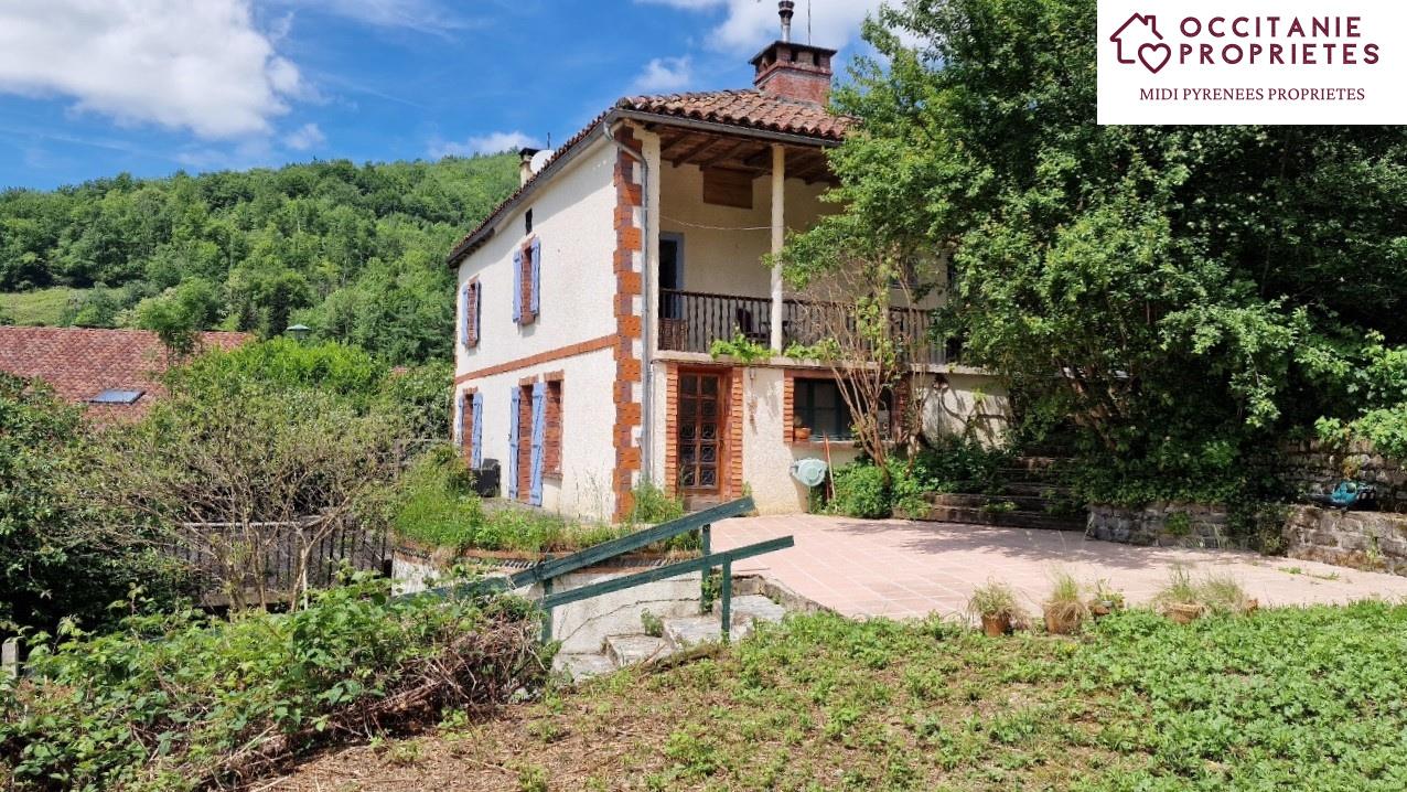 Renovated old house with land and swimming pool.