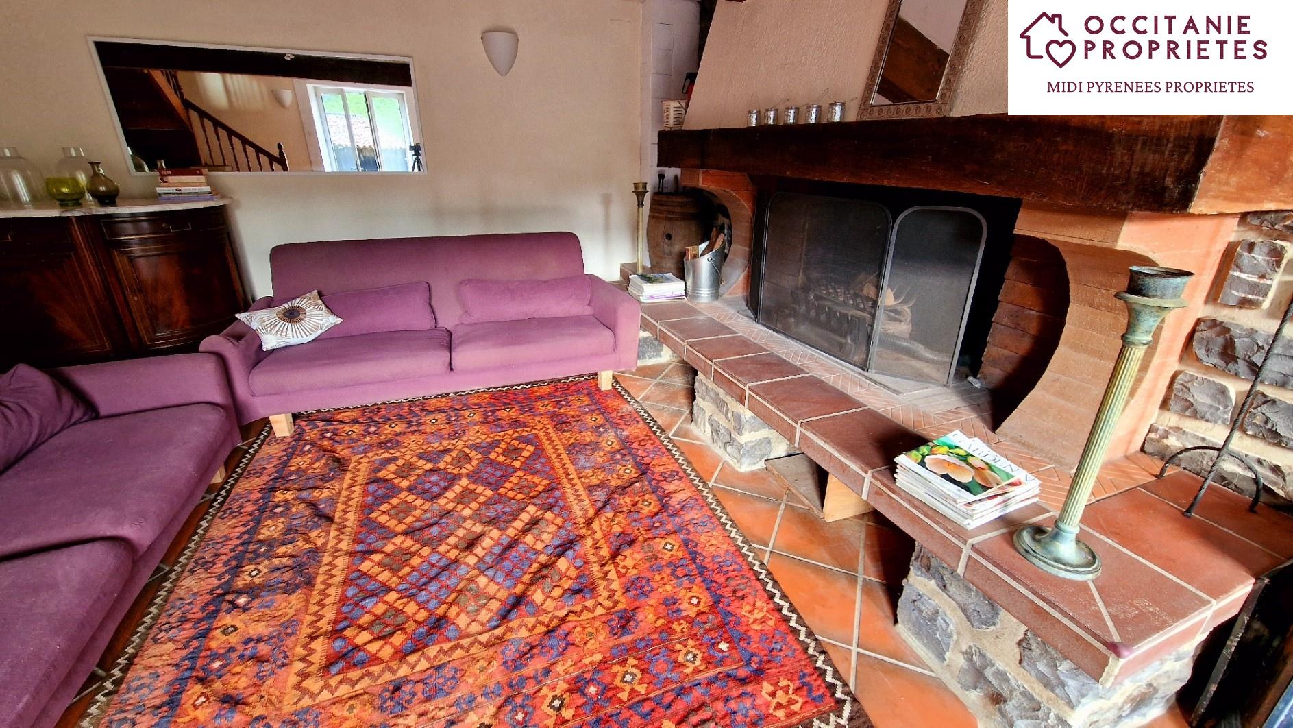 Renovated old house with land and swimming pool.