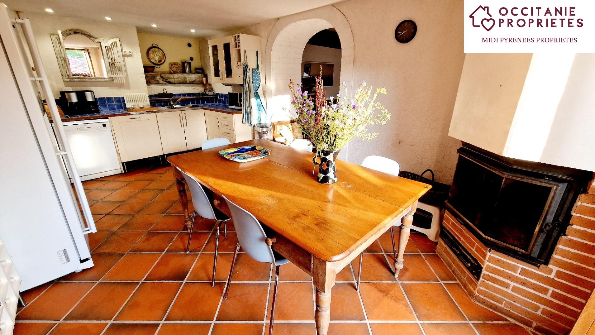 Renovated old house with land and swimming pool.