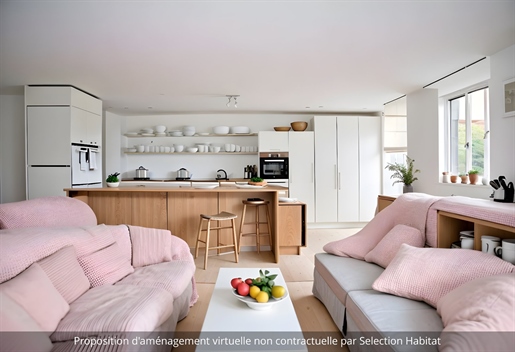 Magnifique appartement attique de 120 m² avec terrasse.