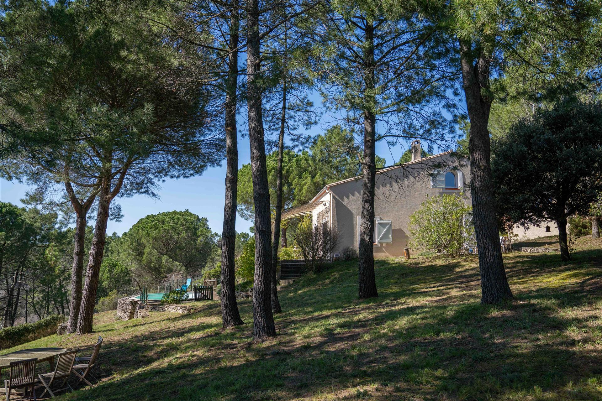 Villa 145 m² on a large ground with panoramic view in south of France