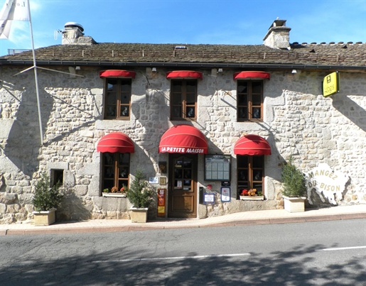 48120 - Saint-Alban Sur Limagnole - Maison En Granit Gris - Restaurant Ou Maison D'habitation - A 10