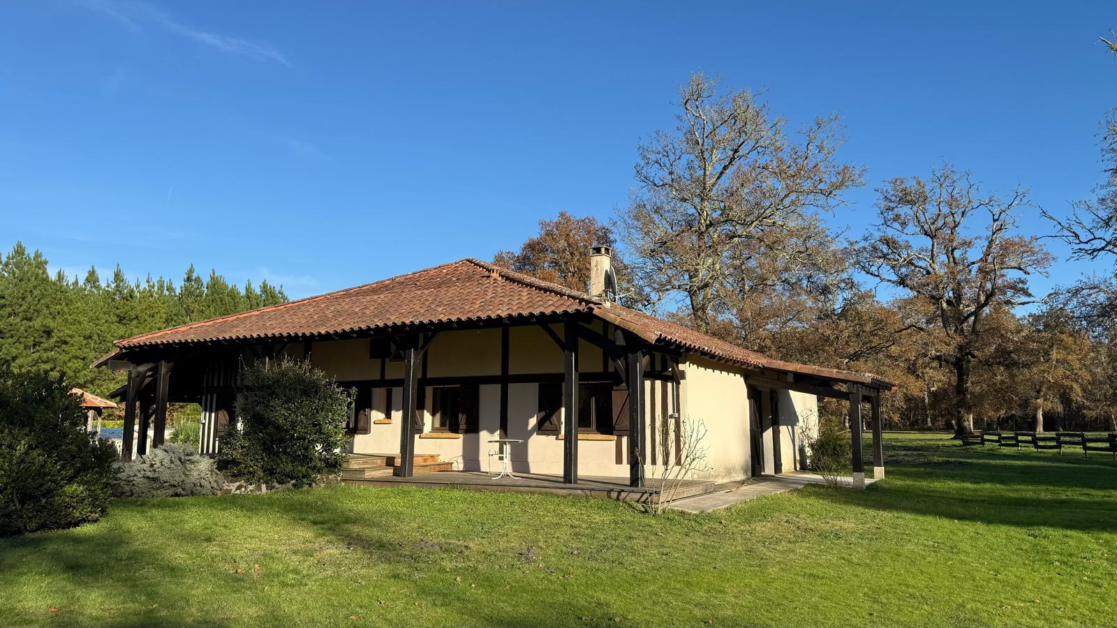 Property 2 dwellings - House - Landaise - Swimming pool - Stables - 3ha (hectares)
