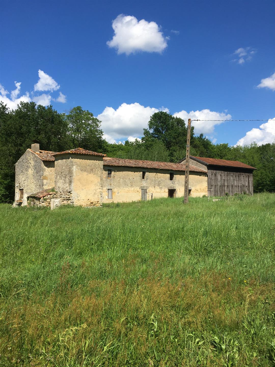 Corps De Ferme A Renover plus de 6Ha - Entre Bazas et Langon - Gironde - Aquitaine