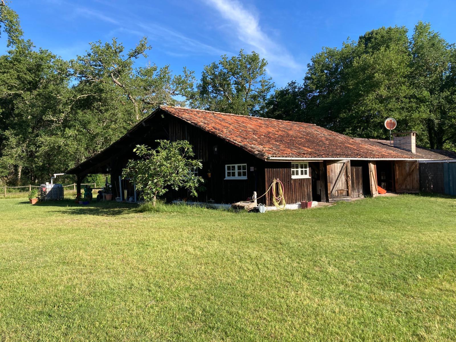 Authentic Landaise - Half-Timbered - Gite - 7Ha - Swimming Pool - Airial