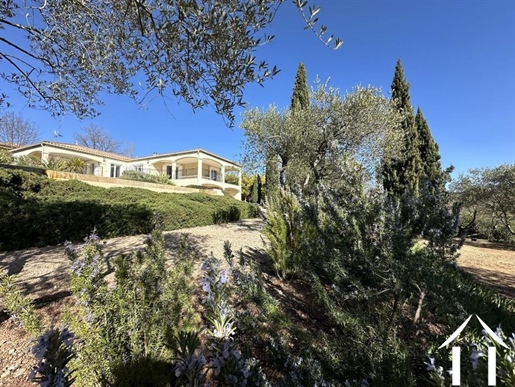Mediterrane Villa mit Swimmingpool und dominantem Blick