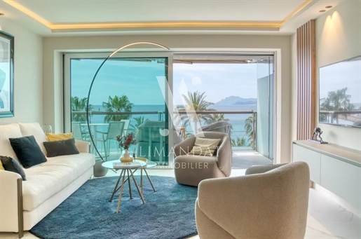 Cannes - Croisette - 3 locali 90 m2 vista mare, terrazza 10m2, parcheggio, cantina
