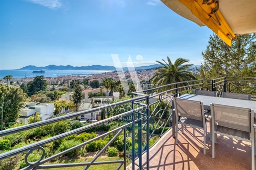 Cannes Californie - Fully renovated 5 bedroom apartment with panoramic sea views