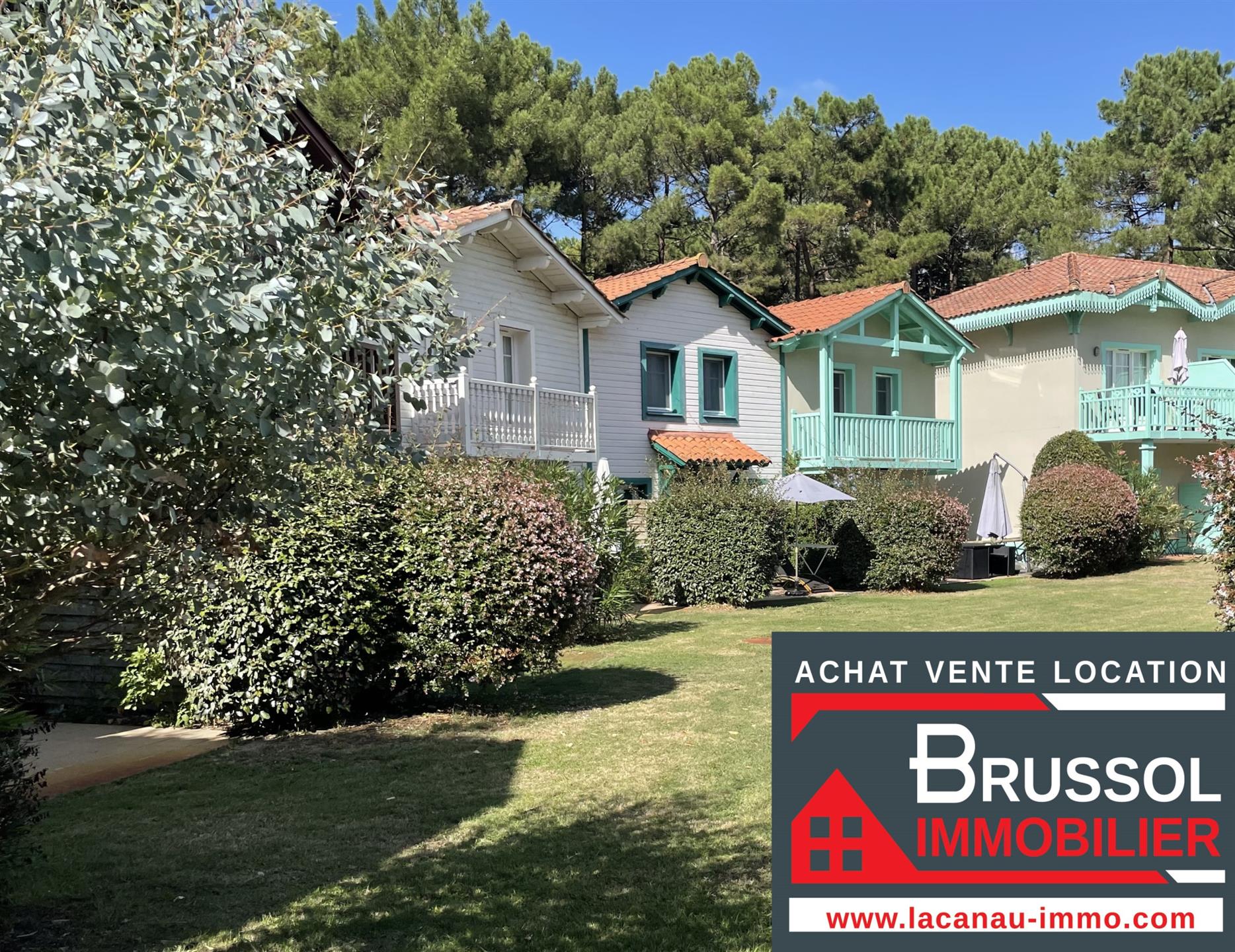 For sale Lacanau-Océan 2 bedroom house in residence with swimming pool Pierre et Vacances Agence Bru